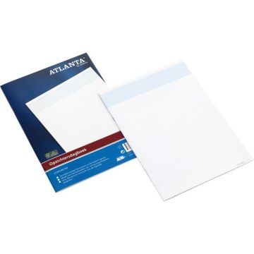 A4 Opzichtersdagboek, 20 Vellen, Papier, 70 g/m², Wit