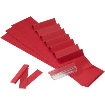 Ruiterstroken voor Alzicht Ruiters, Karton, 13 × 65 mm, Rood