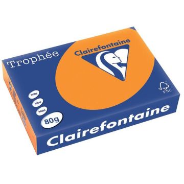 Trophée Gekleurd Papier A4 80 g/m² Neonoranje