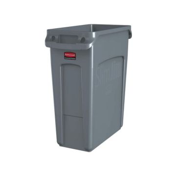 Slim Jim Afvalbak, 60 Liter, Grijs