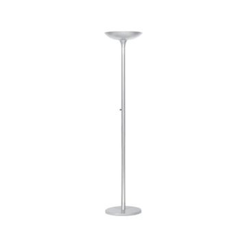 Varialux Led, Vloerlamp, Opwaartse verlichting, Dimschakelaar, 180 x diameter 36 cm, Metaal, Metaalgrijs