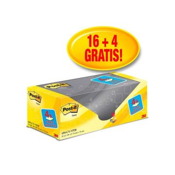 Notes Canary Yellow Voordeelpak 76 x 76 mm Geel