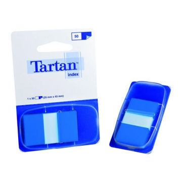 Index Tabs 25 x 43 mm Blauw