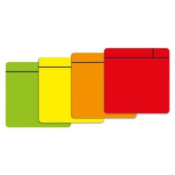 Symbool magneet memo 100x100mm gr/pk5