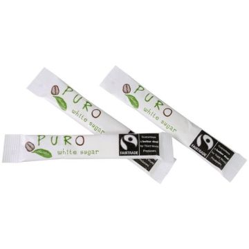 Fairtrade Suikersticks, 5 gram