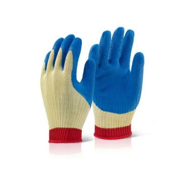 Handschoen, Kevlar, Maat XL, Blauw met Geel en Rood