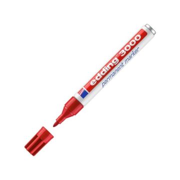 3000 Permanent Marker Rond 1,5 - 3 mm Rood