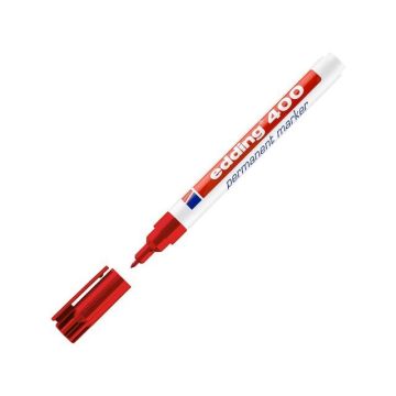 400 Permanente Marker, Ronde Punt, 1 mm, Rood