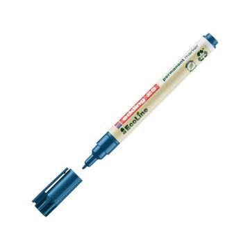 25 EcoLine Permanent Marker Rond 1 mm Blauw