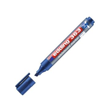 363 Whiteboardmarker Beitelpunt 1 - 5 mm Blauw