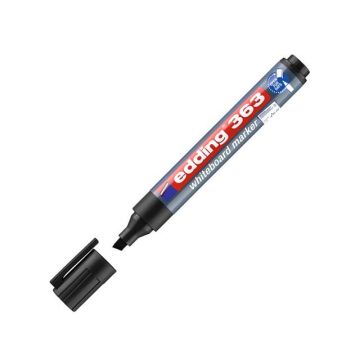 363 Whiteboardmarker Beitelpunt 1 - 5 mm Zwart