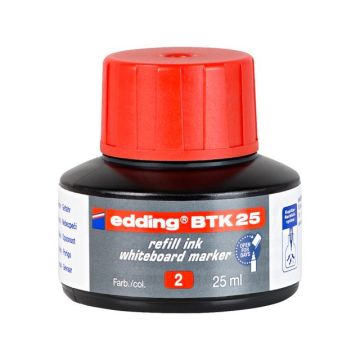 BTK 25-inktnavulling voor Edding EcoLine 28 en 29 whiteboardmarkers rood