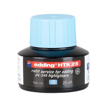 HTK 25 Inkt Tekstmarker, 25 ml, Blauw