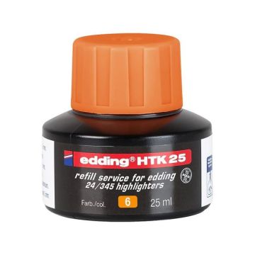 HTK-25 Inktnavulling Markeerstift, 25ml, Oranje