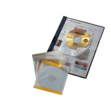 Zelfklevende Fix CD/DVD hoes Transparant