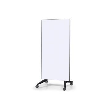 Mobiel Glasbord 90 x 175 cm Wit