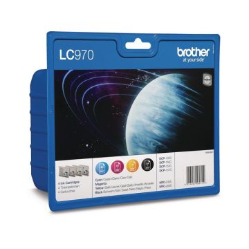 LC-970 Inktcartridge Zwart en kleur