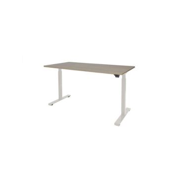 Dextro Basic Verstelbaar Bureau, 160 x 80 cm, Robson, Wit