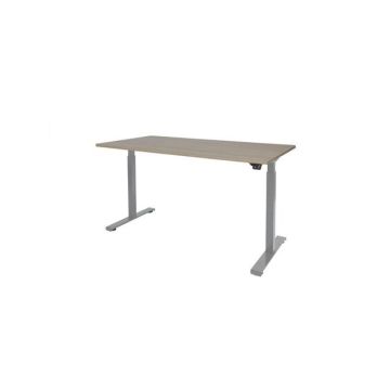 Dextro Basic Verstelbaar Bureau, 160 x 80 cm, Robson, Aluminium