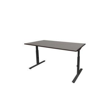 Linesto Plus Verstelbaar Bureau, 180 x 80 cm, Logan, Zwart