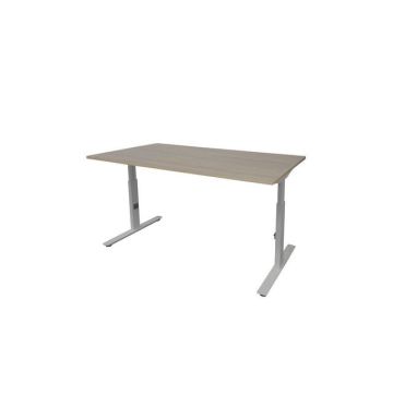 Linesto Plus Verstelbaar Bureau, 140 x 80 cm, Robson, Aluminium