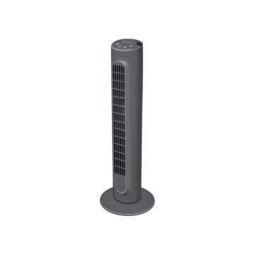 Comfort Contro Ventilator 36 W, Torenmodel, Hoogte 80 cm, Zwart