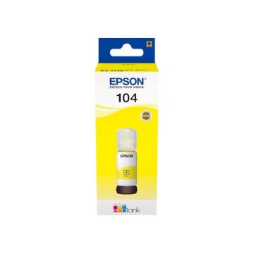 EcoTank 104 Inktcartridge Geel