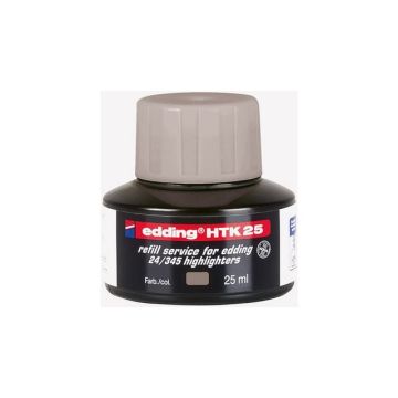 HTK-25 Inktnavulling Markeerstift, 25ml, Grijs