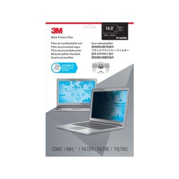 Privacy filter widescreen PF14.0W9 Laptop, frameless, afm. diagonaal mm: 356, afm. mm: 310x175