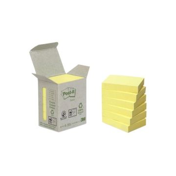 Recycled Notes Canary Yellow 38 x 51 mm Geel