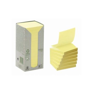 Recycled Z-Notes Canary Yellow 76 x 76 mm Geel