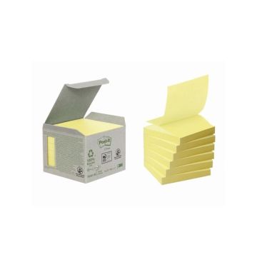 Recycled Z-Notes Canary Yellow 76 x 76 mm Geel