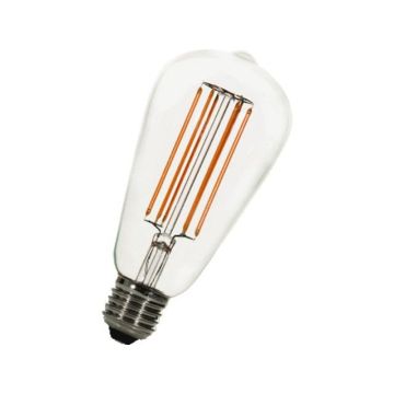 LED Lamp Filament Wave, E27, 5.8W, 510 lumen, ST64, Wit