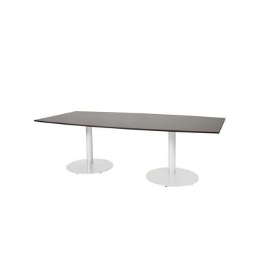 Linesto Vergadertafel, 240 x 120 cm, Logan, Wit