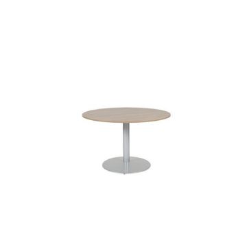 Ronde Vergadertafel Linesto, 120 cm, Havana, Aluminium