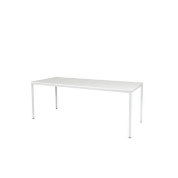 Tavolo Tafel, 200 x 80 cm, Grijs, Wit