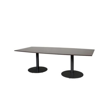 Linesto Vergadertafel, 240 x 120 cm, Logan, Zwart