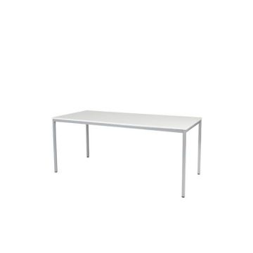 Tavolo Tafel, 180 x 80 cm, Wit, Aluminium