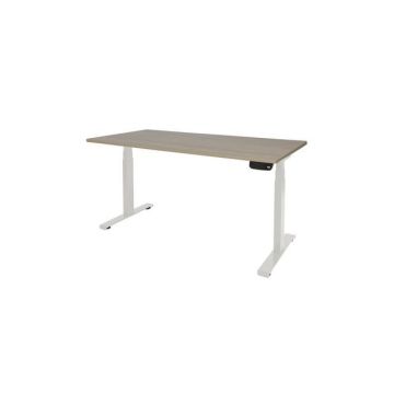 Dextro Plus Verstelbaar Bureau, 180 x 90 cm, Robson, Wit