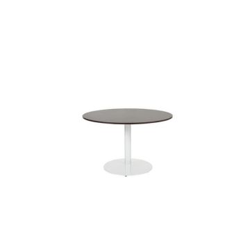 Linesto Ronde Vergadertafel, 120 cm, Logan, Wit