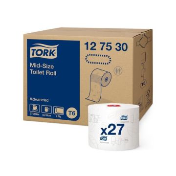 Advanced T6 Toiletpapier, 2-laags, Wit