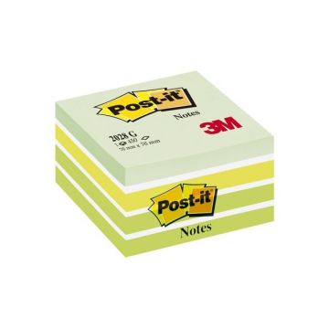 Notes Kubus 76 x 76 mm Pastelgroen