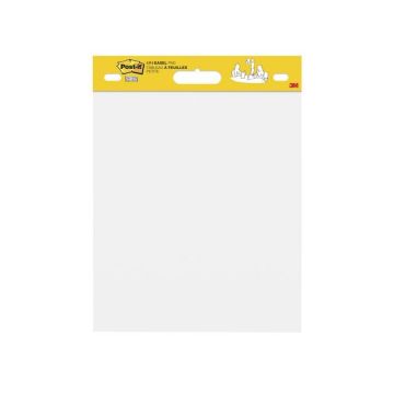 Super Sticky Zelfklevende Mini Flipchart, 381 x 457 mm, Wit