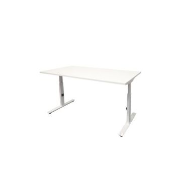 Linesto Plus Verstelbaar Bureau, 200 x 80 cm, Wit, Wit