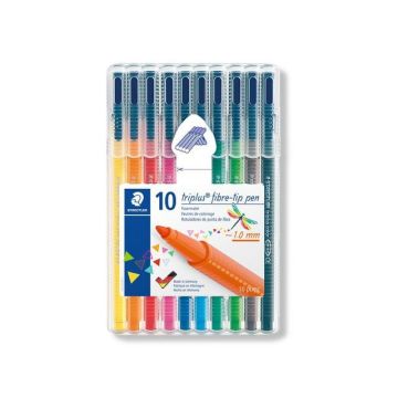 Triplus Vezelpuntpen Fijn 1,0 mm Assorti