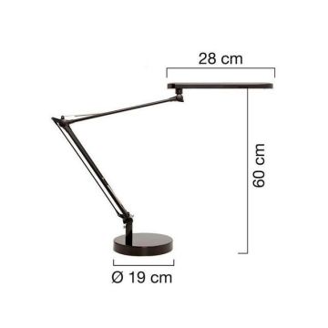 Mambo LED Bureaulamp Grijs