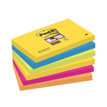 Super Sticky Notes Neon Assorti 76 x 127 mm