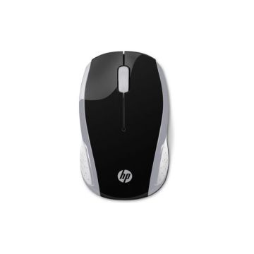 200 Wireless Mouse, Draadloos, Optisch, 2.4 GHz, Pike Silver