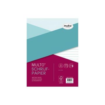 Interieurpapier A5 80 g/m² 17-gaats Gelinieerd Wit