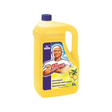 Allesreiniger, vloeibaar, citroen, 5 liter, geel